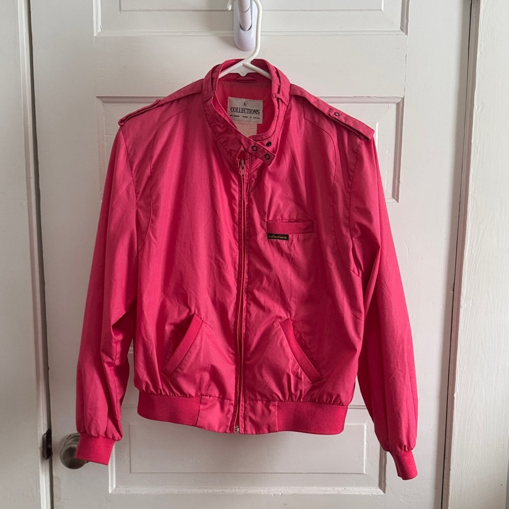 Vintage Hot Pink Collections Jacket Size Large